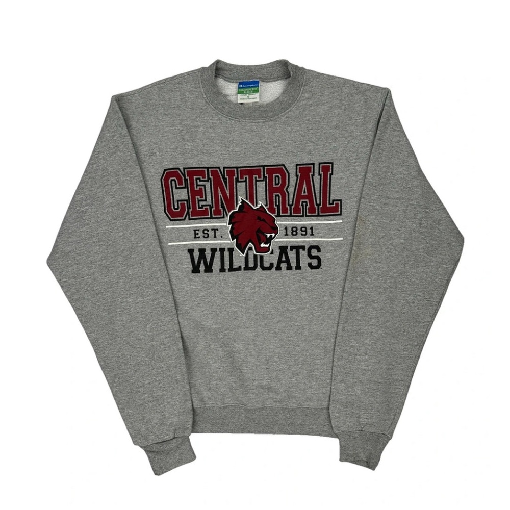 Champion Gray Central Wildcats Sweatshirt